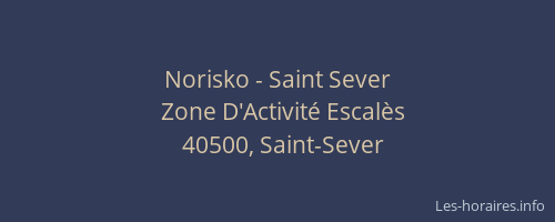 Norisko - Saint Sever