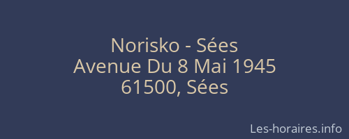 Norisko - Sées
