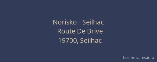Norisko - Seilhac