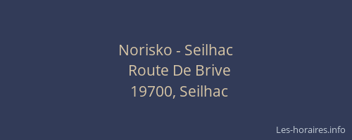 Norisko - Seilhac