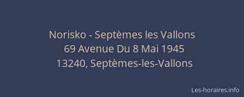 Norisko - Septèmes les Vallons