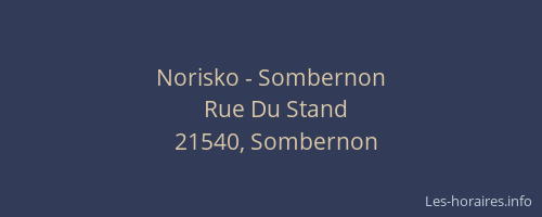 Norisko - Sombernon