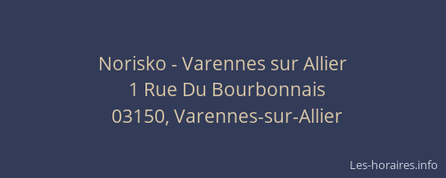 Norisko - Varennes sur Allier
