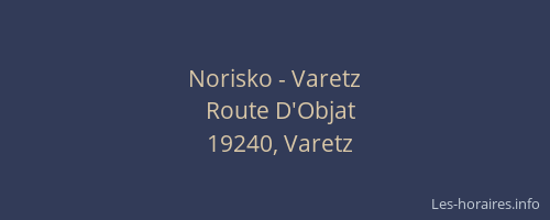 Norisko - Varetz