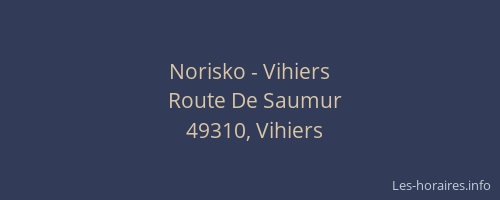 Norisko - Vihiers