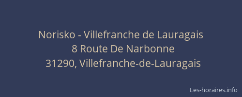 Norisko - Villefranche de Lauragais