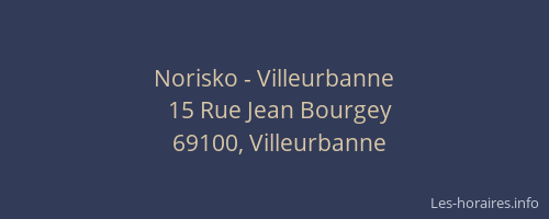 Norisko - Villeurbanne