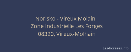 Norisko - Vireux Molain