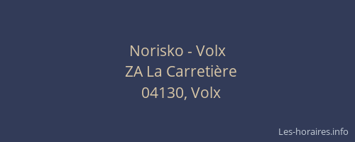 Norisko - Volx