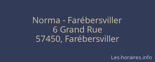 Norma - Farébersviller