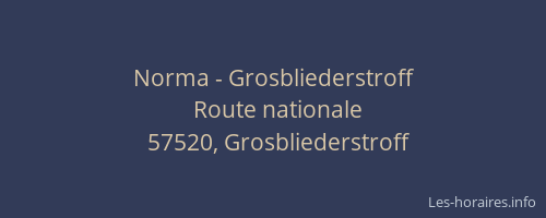 Norma - Grosbliederstroff