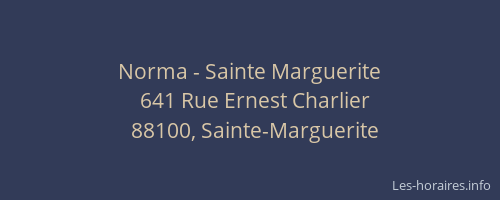 Norma - Sainte Marguerite