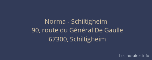 Norma - Schiltigheim
