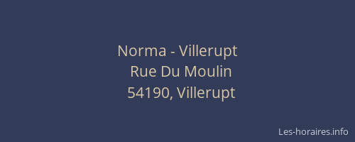 Norma - Villerupt