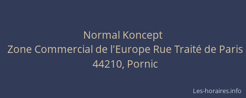 Normal Koncept