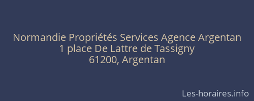 Normandie Propriétés Services Agence Argentan