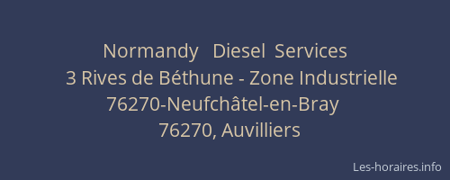 Normandy   Diesel  Services