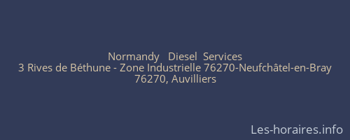 Normandy   Diesel  Services