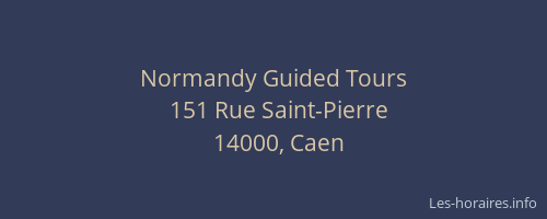 Normandy Guided Tours