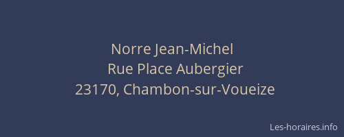Norre Jean-Michel