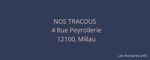 NOS TRACOUS