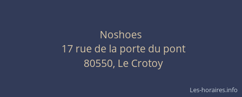 Noshoes