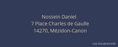 Nossein Daniel
