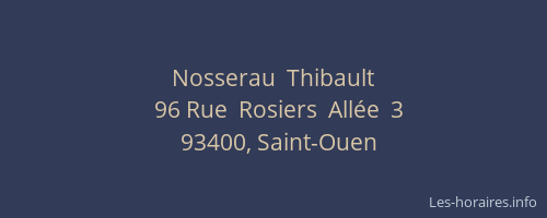 Nosserau  Thibault
