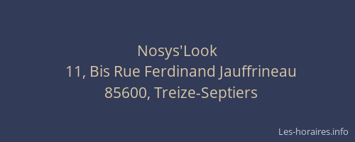 Nosys'Look