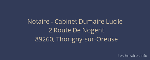 Notaire - Cabinet Dumaire Lucile
