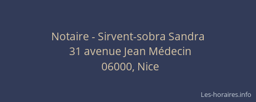 Notaire - Sirvent-sobra Sandra