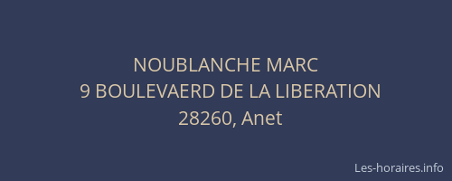 NOUBLANCHE MARC