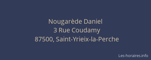 Nougar&egrave;de Daniel