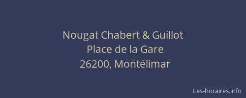 Nougat Chabert & Guillot