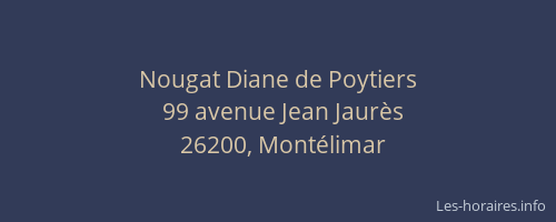 Nougat Diane de Poytiers