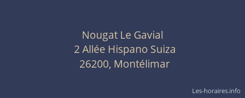 Nougat Le Gavial
