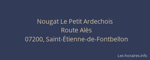 Nougat Le Petit Ardechois
