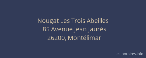 Nougat Les Trois Abeilles
