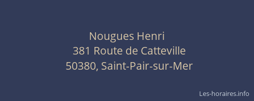 Nougues Henri