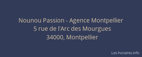 Nounou Passion - Agence Montpellier