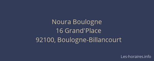 Noura Boulogne