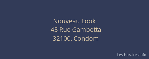 Nouveau Look