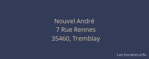 Nouvel André