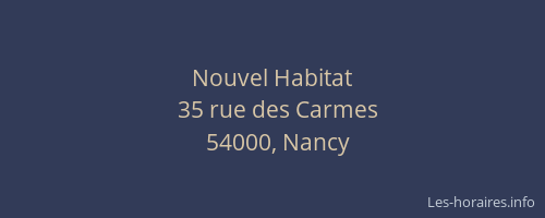 Nouvel Habitat