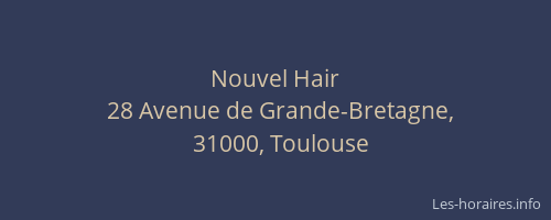 Nouvel Hair