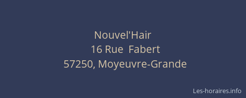 Nouvel'Hair