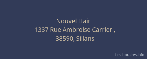 Nouvel Hair