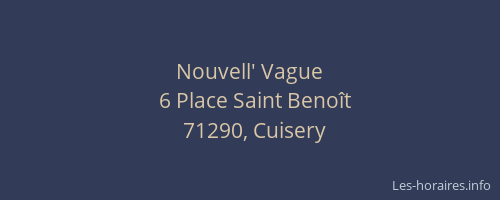 Nouvell' Vague
