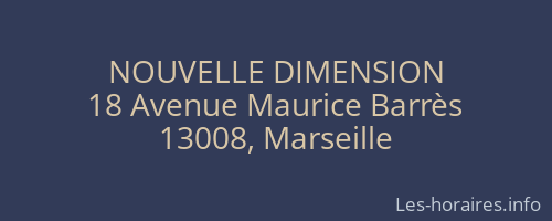 NOUVELLE DIMENSION