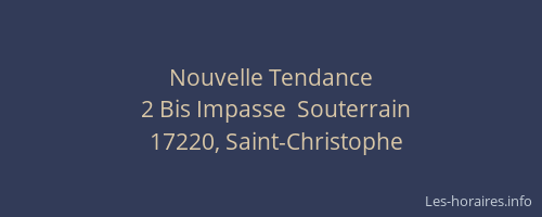 Nouvelle Tendance